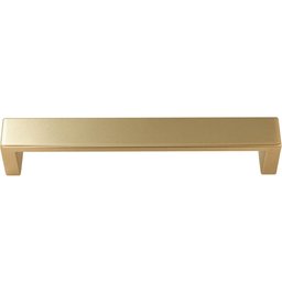 Puxador Dourado Piauí Alça Grossa em Zamac 160mm para Armários Cozinhas Torralba - 3