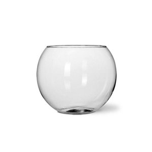 Vaso Vidro Redondo Tipo Aquário 1,5 Litros Decoração e Terrários - Mistral
