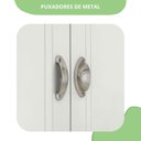 Ver imagem 5 de Guarda Roupa Infantil 2 Portas Toledo Branco