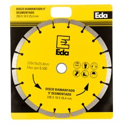 Disco Diamantado Segmentado 9 - 230 X 10 X 25,4 Mm - Eda - 4