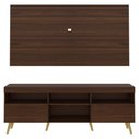 Ver imagem 3 de Rack Com Painel E Suporte Tv 65" Retrô Flórida Multimóveis V3134 Duna/Natural Duna/Natural