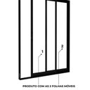 Ver imagem 4 de Porta de Alumínio de Correr Lateral 2 Folhas 215x160cm Lucasa Ideale