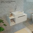 Ver imagem 1 de Gabinete para Banheiro 80cm 1 Porta Tecno Mobili Bn3644 Branco