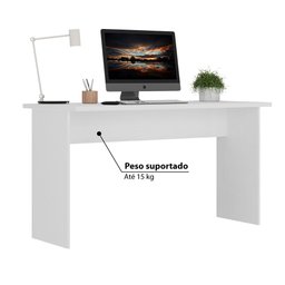 Escrivaninha com 136 cm - Branco - 3