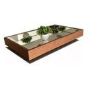 Ver imagem 1 de Bandeja Espelhada Flutuante Decorativa Mesa Bar Aparado 50x30cm Madeira Laminado