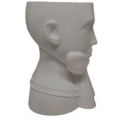 Ver imagem 5 de Rosto Enfeite Decoração Impressão 3d Porta Objeto Vaso 14 Cm Sala Branco