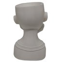 Ver imagem 4 de Rosto Enfeite Decoração Impressão 3d Porta Objeto Vaso 14 Cm Sala Branco