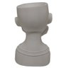 Rosto Enfeite Decoração Impressão 3d Porta Objeto Vaso 14 Cm Sala Branco - 4