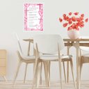 Ver imagem 2 de Quadro Decorativo Os 10 Mandamentos - Rosa 33x24cm - com Vidro:moldura Preta