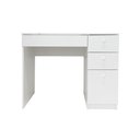 Ver imagem 2 de Mesa de Escritório Ditália 4 Gav C/tampo Vidro Pe-150 Cor:branco