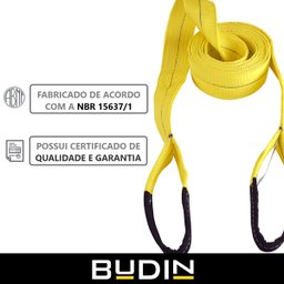 Cinta de Reboque Personalizada Budin ? 40 Toneladas, 9 Metros, Manilhas 3/4 ? Ideal para Veículos Le - 7
