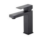 Ver imagem 1 de Torneira Banheiro Bica Baixa Quadrada Preta:preto