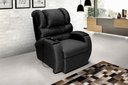 Ver imagem 1 de Poltrona Reclinável Imperial Motorizada Suede com Lift:preto 381