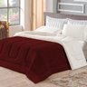 Cobertor Sherpa com Manta Queen Dupla Face Vermelho Casen - 2