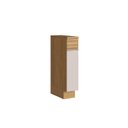 Ver imagem 3 de Balcão de Cozinha Porta Condimentos 1 Porta 20cm com Rodapé e Tampo 100% BP Organic Marrom/Nature/Sa