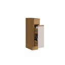 Ver imagem 5 de Balcão de Cozinha Porta Condimentos 1 Porta 20cm com Rodapé e Tampo 100% BP Organic Marrom/Nature/Sa
