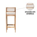 Ver mais imagens de Kit 4 Banquetas Assento Encosto Estofado em Sintetico Hellen:mel com Sintetico Bege