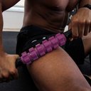 Ver imagem 2 de Bastao Rolo Manual Massagem Pilates Liberaçao Muscular Performace Treino Relaxa