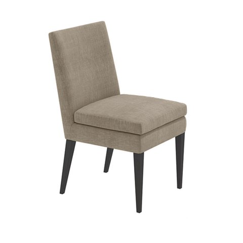 Cadeira de Jantar Germany Suede Bege Rosado - Dominic Decor