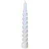 Kit 6 Vela Espiral Decoração Natalina Branco Torcida de 20cm - 2