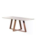 Ver imagem 4 de Conjunto de Jantar Mesa com Vidro Avena 6 Cadeiras Megan - Canella C/ Fendi