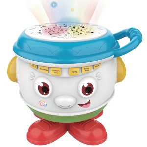 Tambor Magico Infantil com Atividades Luz e Som Zippy Toys