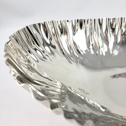Centro de Mesa Metal Prata Moderno Luxo Inigual Decor - 3