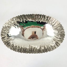 Centro de Mesa Metal Prata Moderno Luxo Inigual Decor - 5