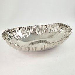 Centro de Mesa Metal Prata Moderno Luxo Inigual Decor - 4