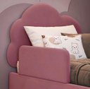 Ver imagem 3 de Cama Infantil Nuvem Montessoriana com Colchão Rosa - Bgaspari