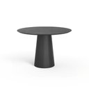 Ver imagem 1 de Mesa de Jantar Redonda 120cm Scandi 6 Lugares Lamina Natural de Madeira Preto