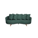 Ver imagem 2 de Sofá Fixo 2 Lugares 200x85x100cm Capri Verde