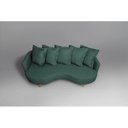 Ver imagem 4 de Sofá Fixo 2 Lugares 200x85x100cm Capri Verde