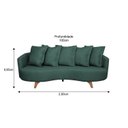 Ver imagem 3 de Sofá Fixo 2 Lugares 200x85x100cm Capri Verde