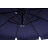 Ombrellone Suspenso Búzios 3 Metros Azul sem Base Bel Lazer - 3