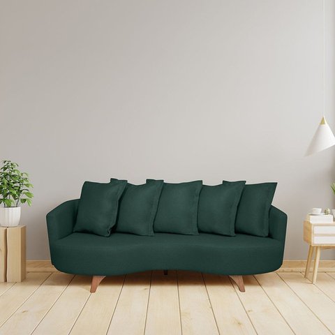 Sofá 2 Lugares 240cm Capri Verde