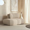 Ver imagem 1 de Sofá Modular Sumiê 100cm Esquerdo Orla CabeCasa MadeiraOriginals Dourado Areia