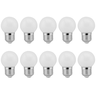 Kit 10 Lâmpada Led Bolinha Decorativa 1w 110v Branco Quente - 1