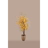 Arvore Artificial Pessegueiro Fortuna Amarela Tronco Natural - 2