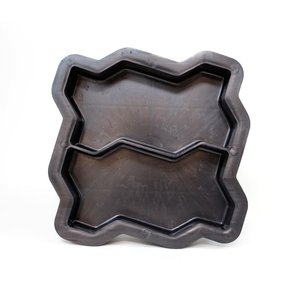 Forma Plástica Bloquete 16 Face Duplo Calçada 2pcs 24x10x6