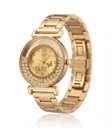 Ver imagem 1 de Relógio Feminino Luxo Paris com Strass Correa Metal + Caixa