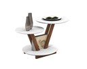 Ver imagem 2 de Mesa de Centro Decorativa Laguna Tampo Base Redonda Branca