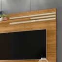 Ver imagem 4 de Painel Tv 55 Pol 136cm Bancada Suspensa para Sala Briven Cumaru/opala M20 - D’Rossi