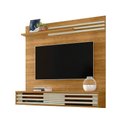 Ver imagem 1 de Painel Tv 55 Pol 136cm Bancada Suspensa para Sala Briven Cumaru/opala M20 - D’Rossi
