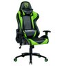 Cadeira Gamer Elements Veda Terra, Almofada Lombar e Cervical, Braços 2D, Preta e Verde - 63524 - 1