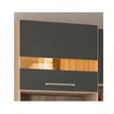 Ver mais imagens de Cozinha Compacta Demóbile Dama com Balcão - Nicho para Micro-ondas 9 Portas 2 Gavetas / Avena Grafit