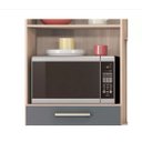 Ver imagem 7 de Cozinha Compacta Demóbile Dama com Balcão - Nicho para Micro-ondas 9 Portas 2 Gavetas / Avena Grafit