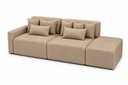 Ver imagem 2 de Sofá Palazzo Living Linho Bege Premium Chaise Integrado 2,10m