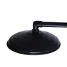 Ducha Cascata em Alumínio Polido Alto Brilho Black 8 Polegadas Com Braço De Chuveiro ( 40 Cm ) e - 1