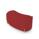 Ver mais imagens de Sofá 2 Lugares Orgânico 140cm Pé Ferro Dourado Morgan Veludo Marsala D03 - D’Rossi